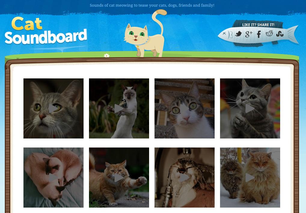 Cat Soundboard Screenshot
